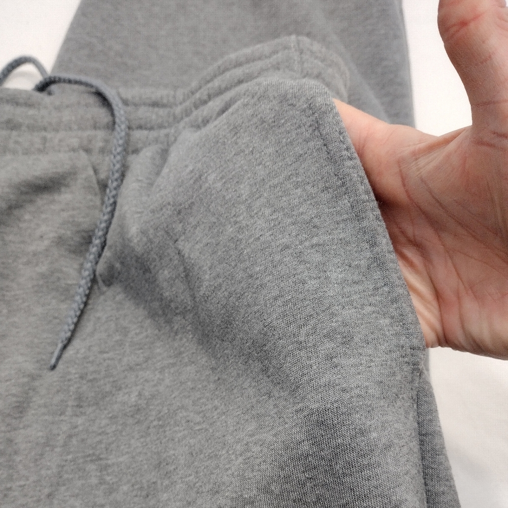 Oscar Sports Big & Tall Heather Gray Fleece Lined Jogging Pants - Picture 14 of 15